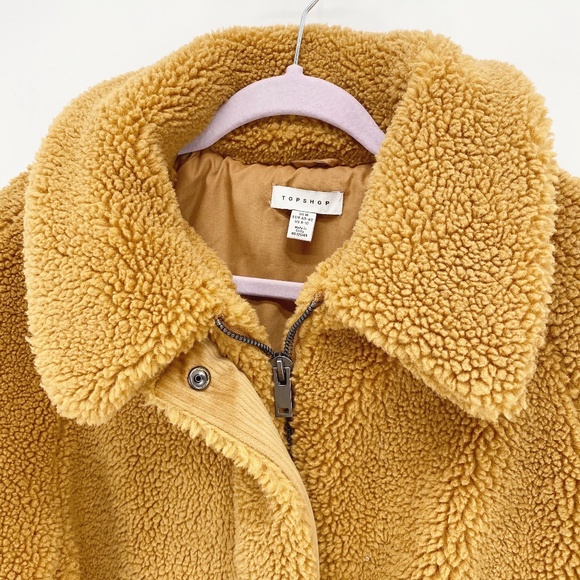 topshop fleece jacket